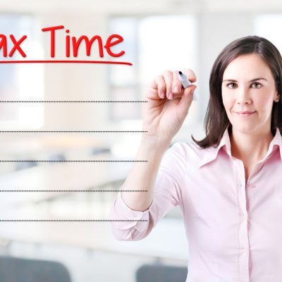 time to do taxes organizational list