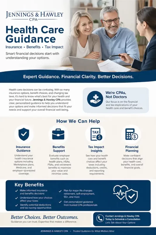 healthcare guidance flyer